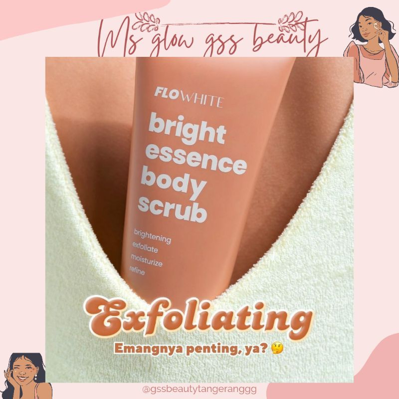 Flowhite Bright Essence Body Scrub