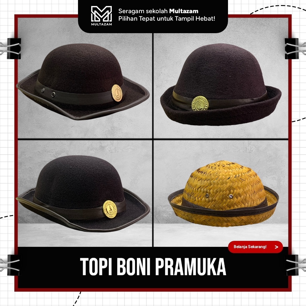 Topi BONI Pramuka