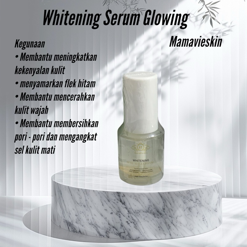 Whitening serum glowing