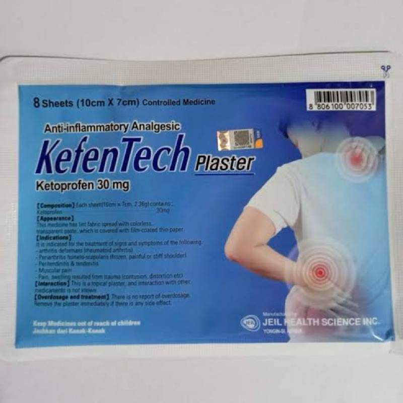 Koyo Kefen Tech Plaster isi 8 patch
