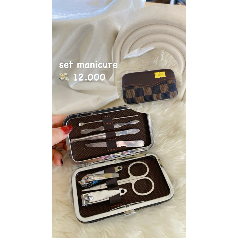Set Manikur Kertas dan Pisau Pasir