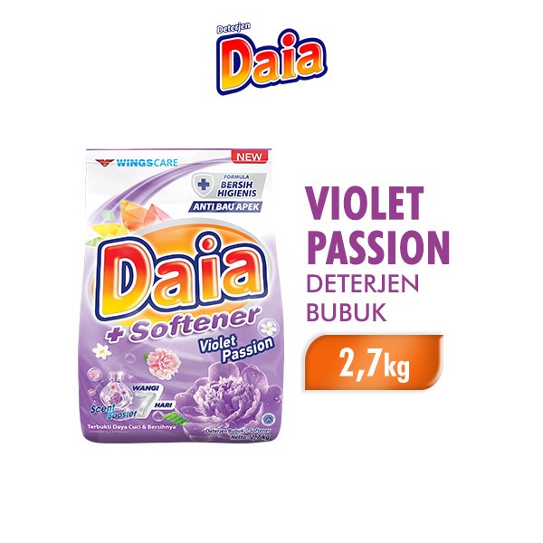 Daia Deterjen Bubuk Violet 2.7 kg