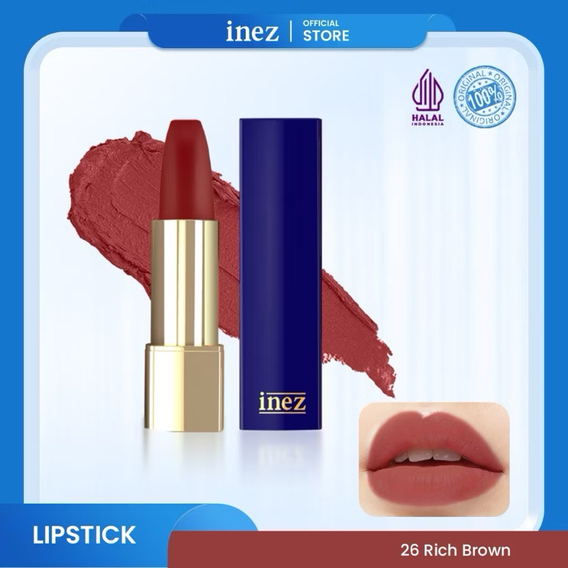 INEZ LIPSTICK 26.RICH BROWN