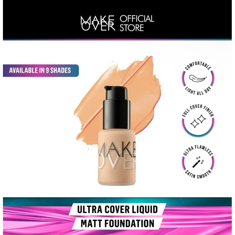 Makeover - Ultra cover liquid matt foundation