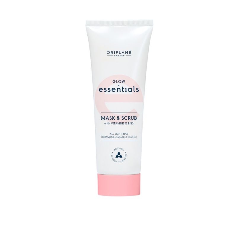 mask scrub Glow Essentials