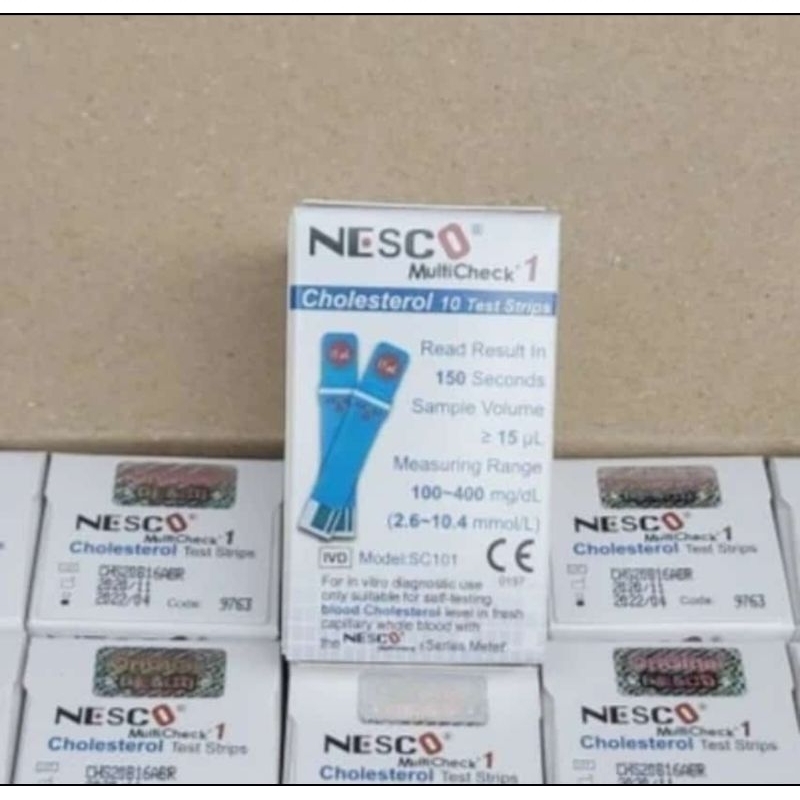 strip/isi ulang/refil nesco cholesterol