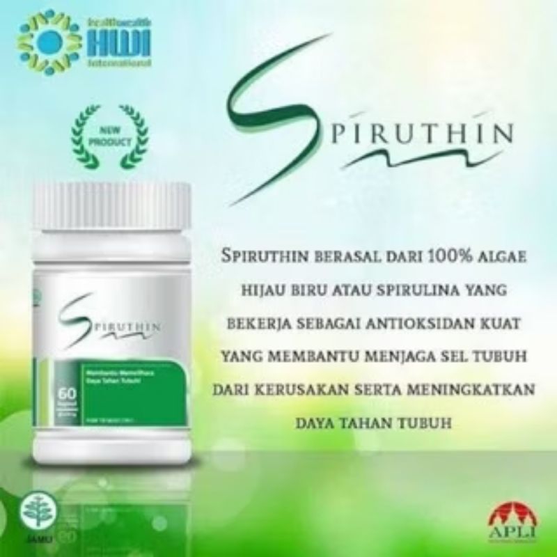 Spiruthin HWI Original BPOM