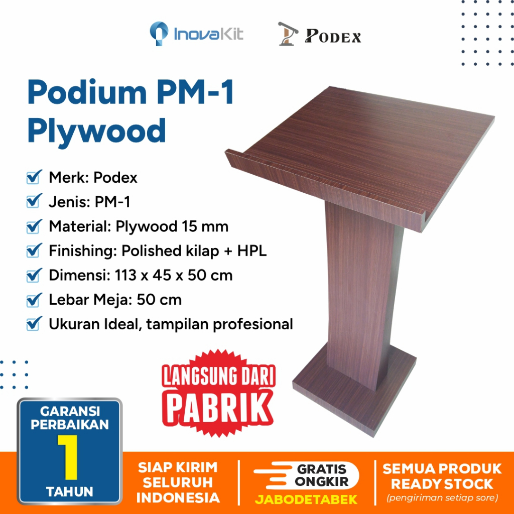 MIMBAR + LOGO | Wood Table