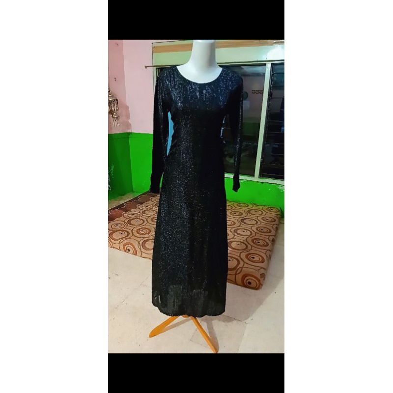dress/gamis hitam