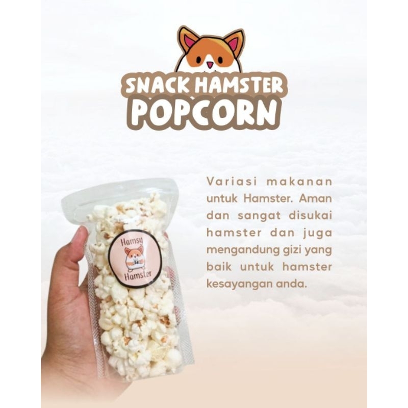 Snack Makanan Pakan Hamster POPCORN