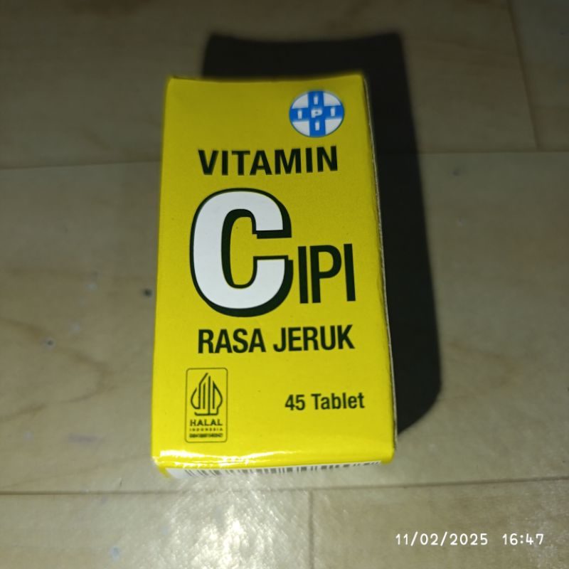 Vitamin Cipi Rasa Jeruk 45tablet