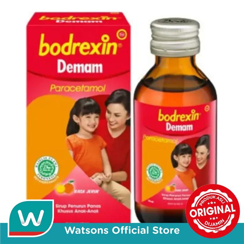 Bodrexin Demam Orange Syrup 60ml