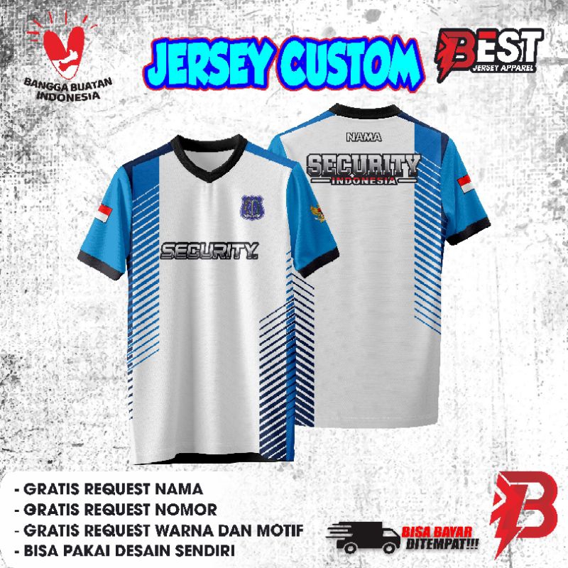 JERSEY SECURITY CUSTOM DESAIN