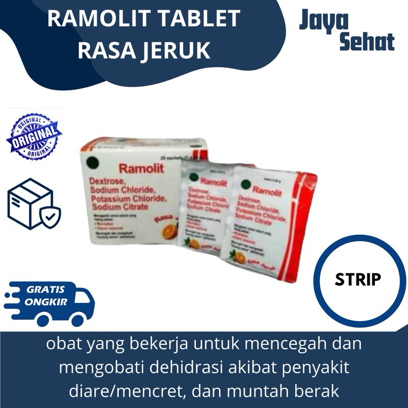 Ramolit Tablet Rasa Jeruk (Per Box)