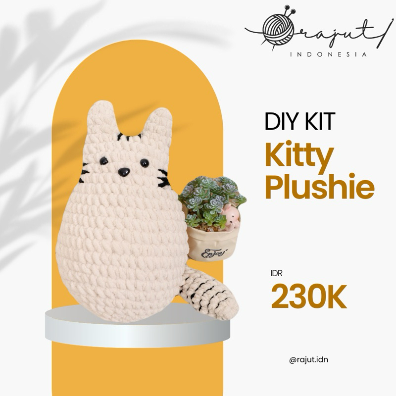 DIY KIT Kitty Plushie