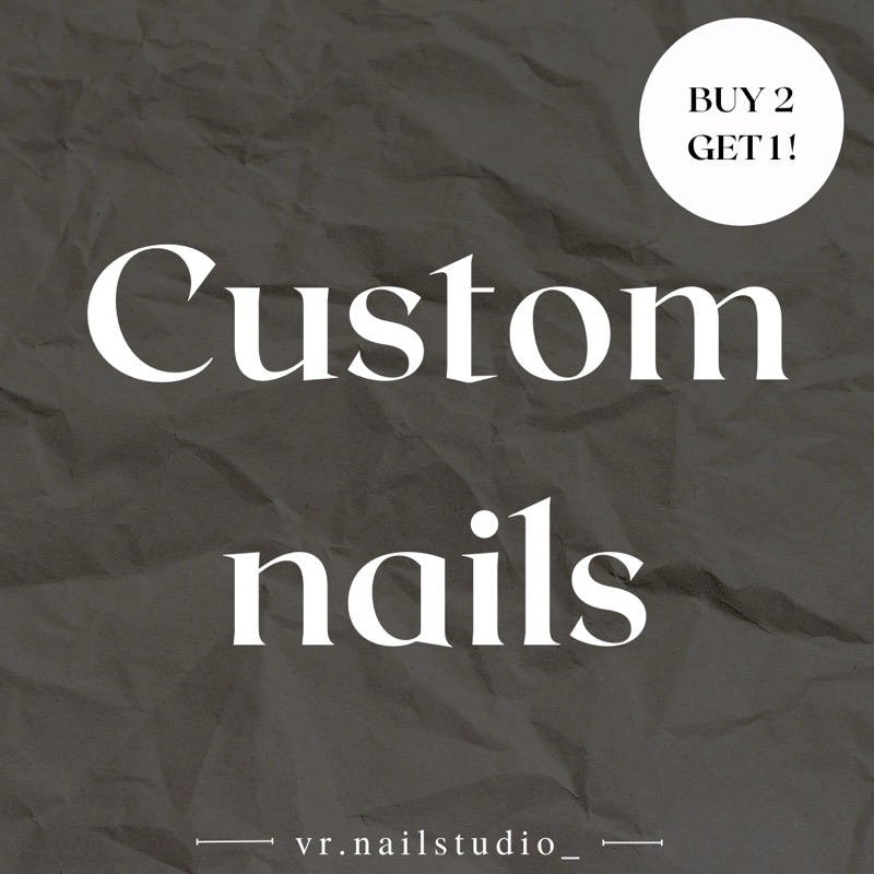 CUSTOM PRESS ON NAILS/FAKE NAILS