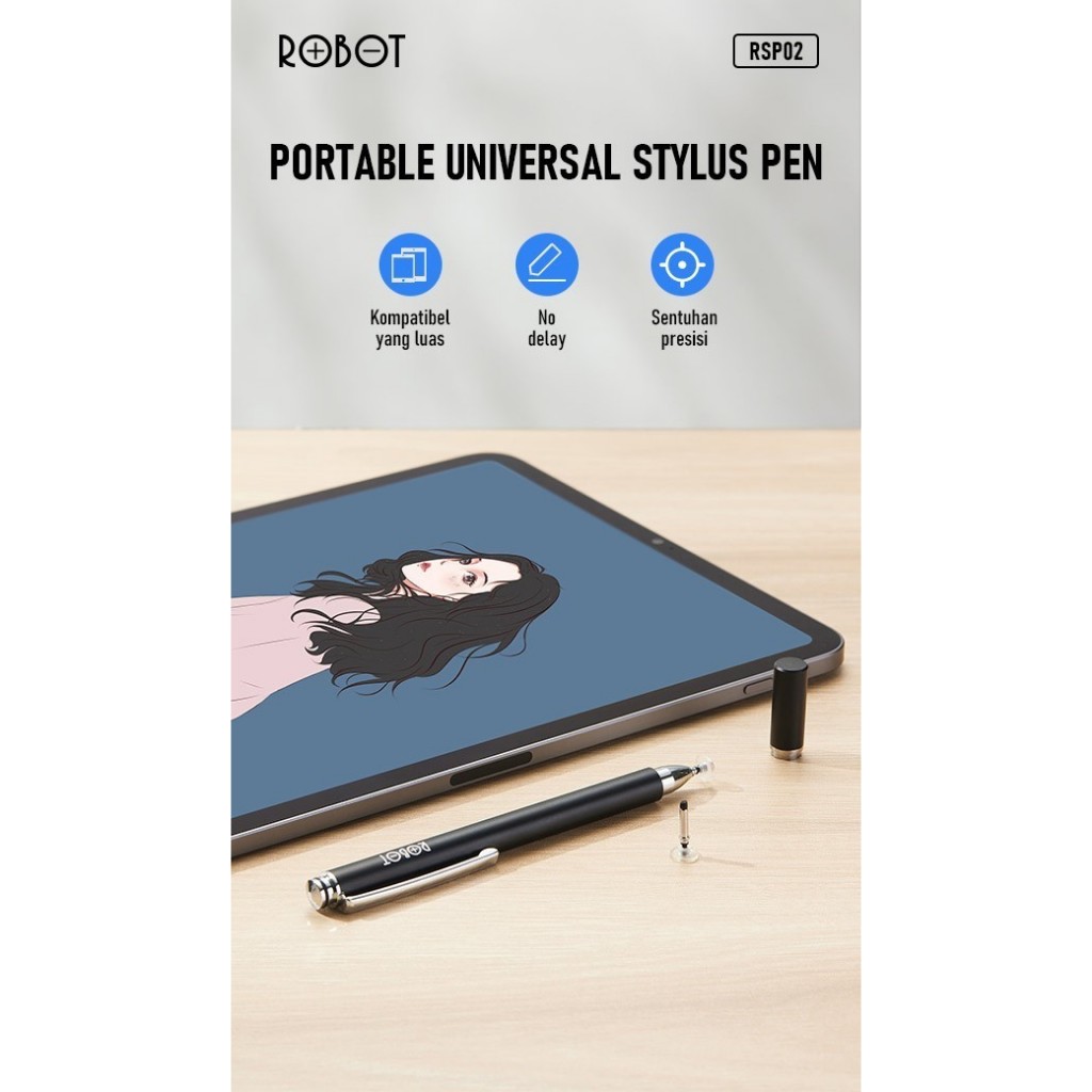 Stylus Pen ROBOT RSP02 Universal Capacitive Android iPad Tab Tablet