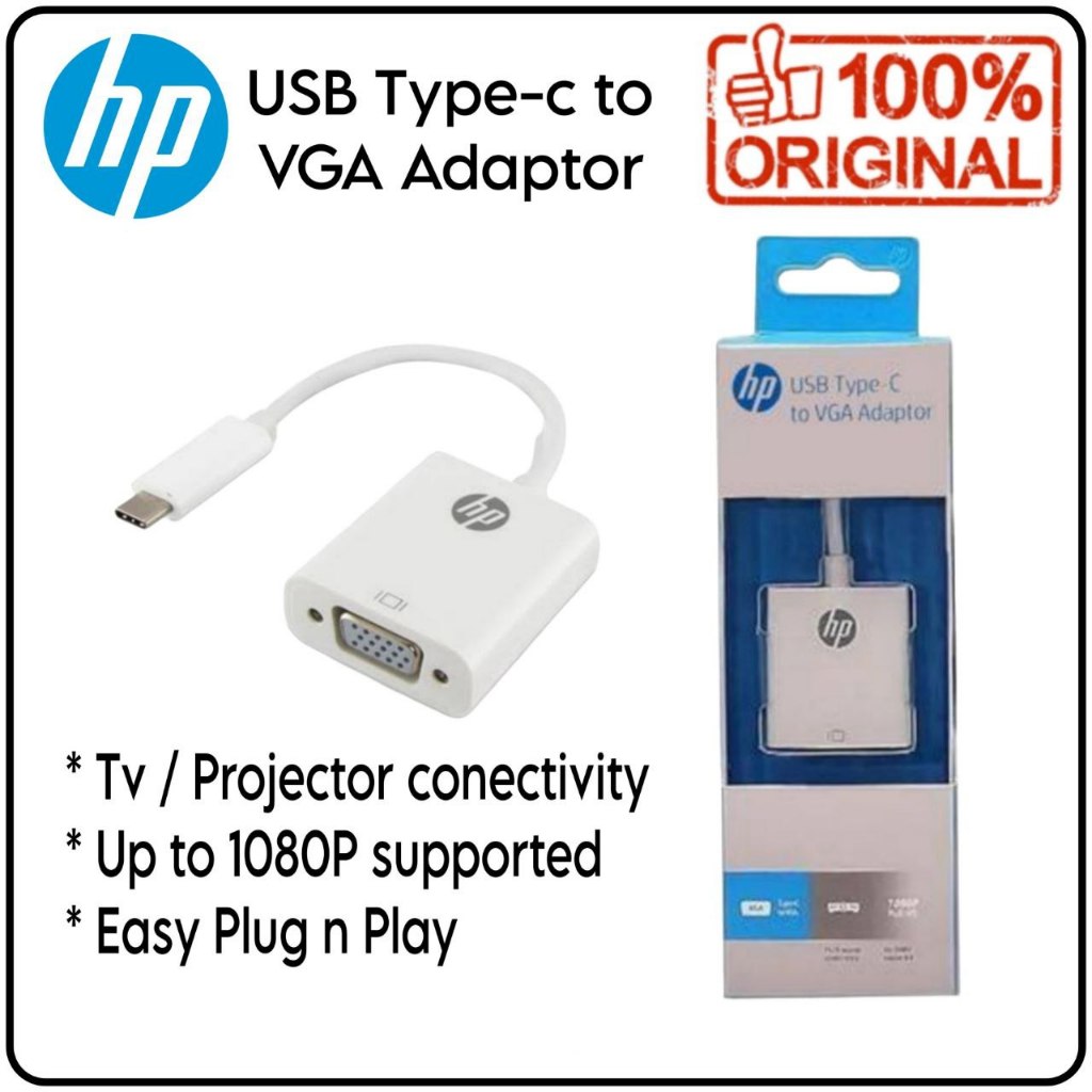 Hp USB Type-C to VGA Adapter