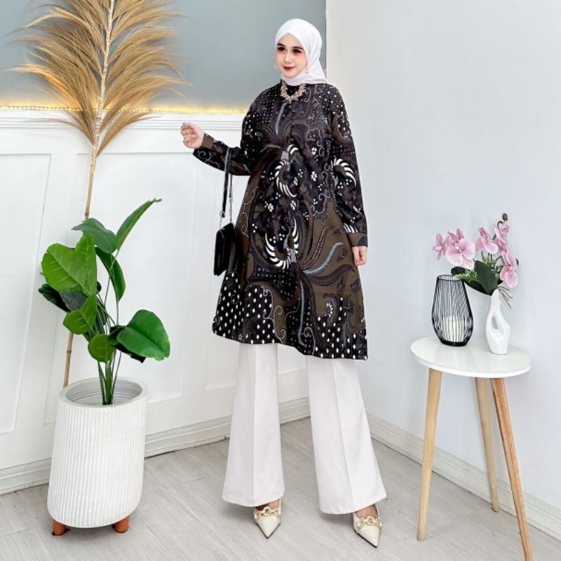 Tunik Batik Modern Premium Standar Jumbo