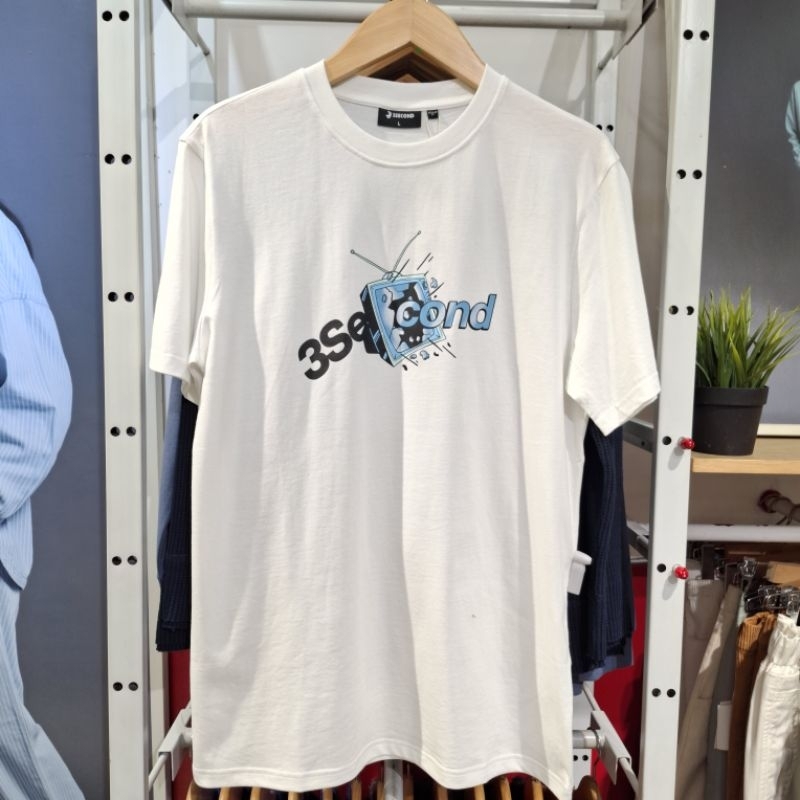 3SECOND Kaos Pendek Pria Regular Fit Original