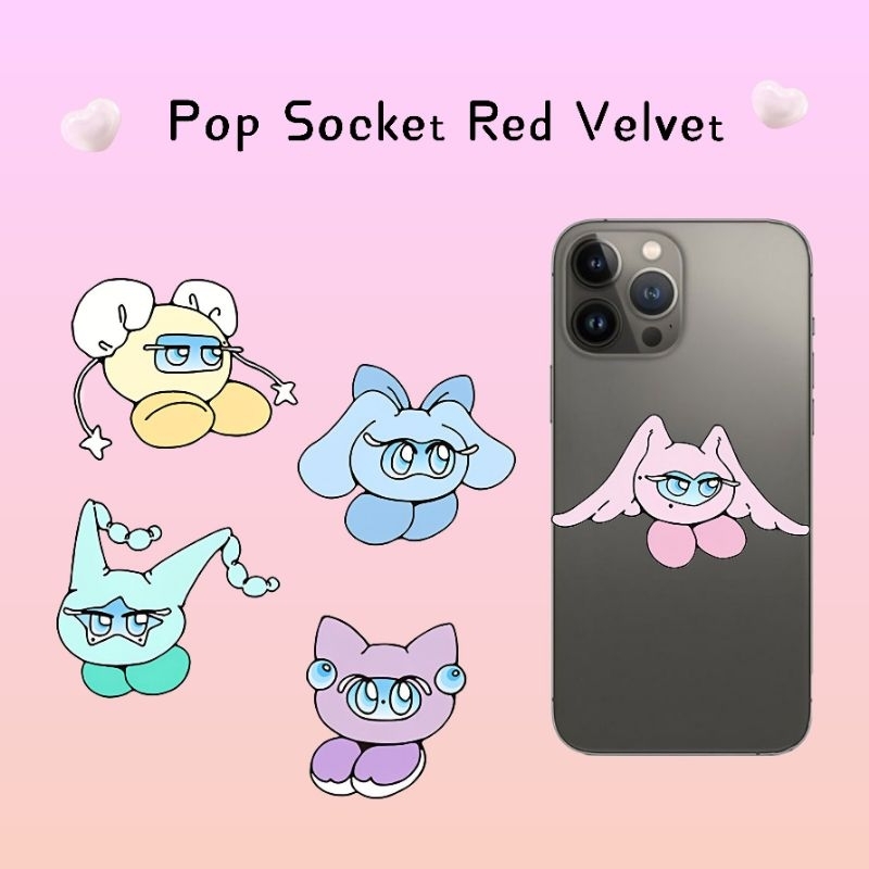 Pop Socket Griptok Red Velvet [Free gift]