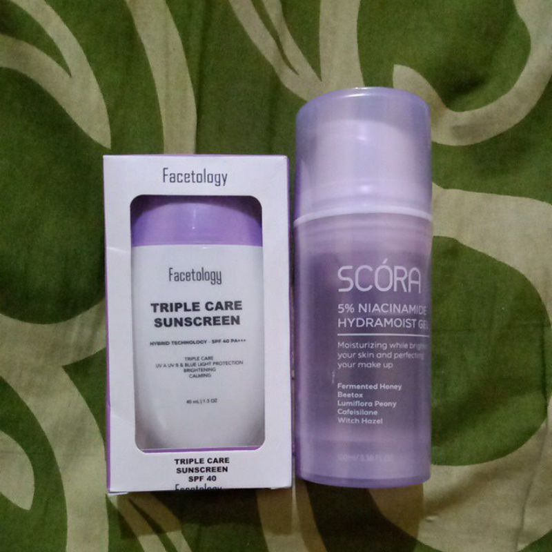 SUNSCREEN FACETOLOGY+MOIST SCORA