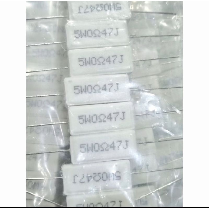 RESISTOR 5W 0.47 10pcs
