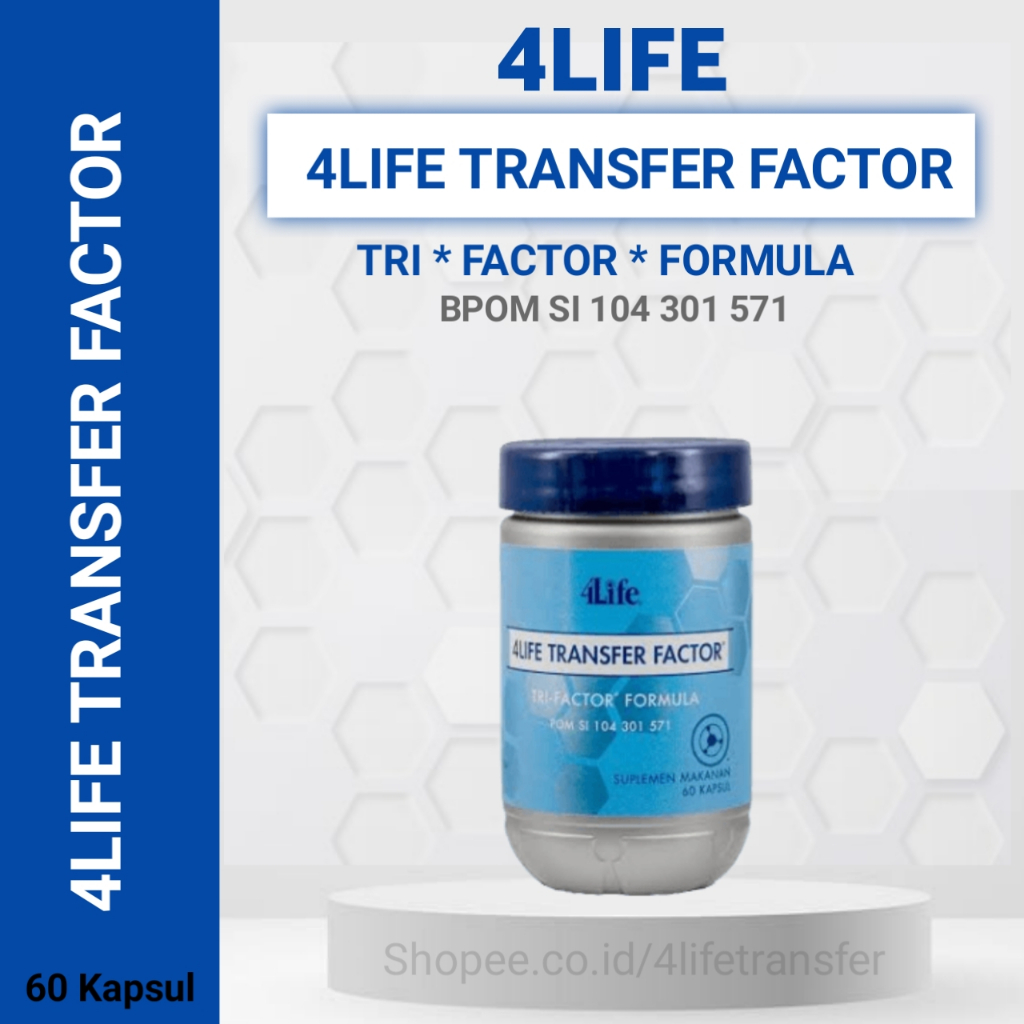4Life Transfer Factor Formula Isi 60 Kapsul Suplemen Kesehatan