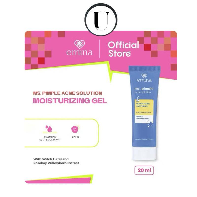 EMINA - Ms Pimple Acne Solution Moisturizing Gel 20ml