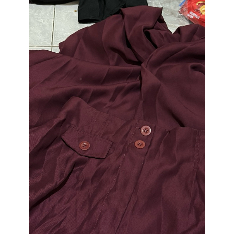 Kulot Maroon Hardware PRELOVED NEW