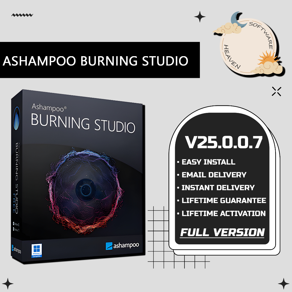Ashampoo Burning Studio 25 v25.0.0.7 Full Version (Versi Terbaru)