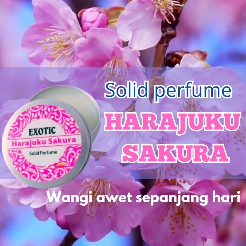 Parfum padat solid perfume balm sakura