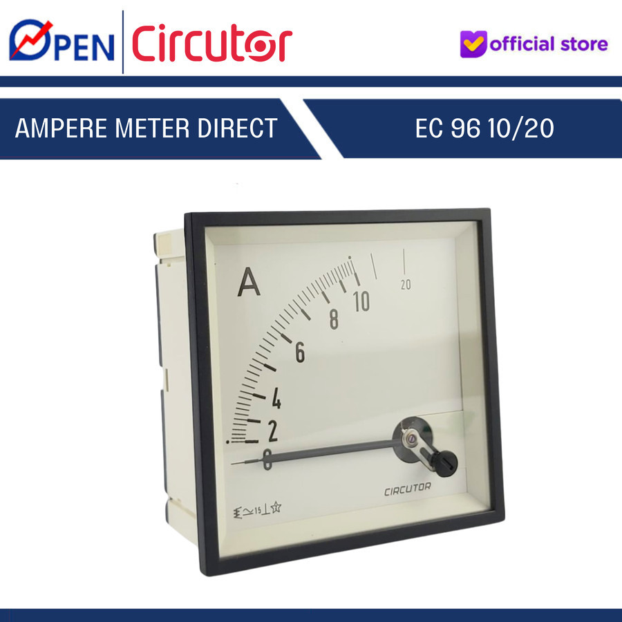 AMPERE METER DIRECT EC 96 10A, 15A, 25A CIRCUTOR