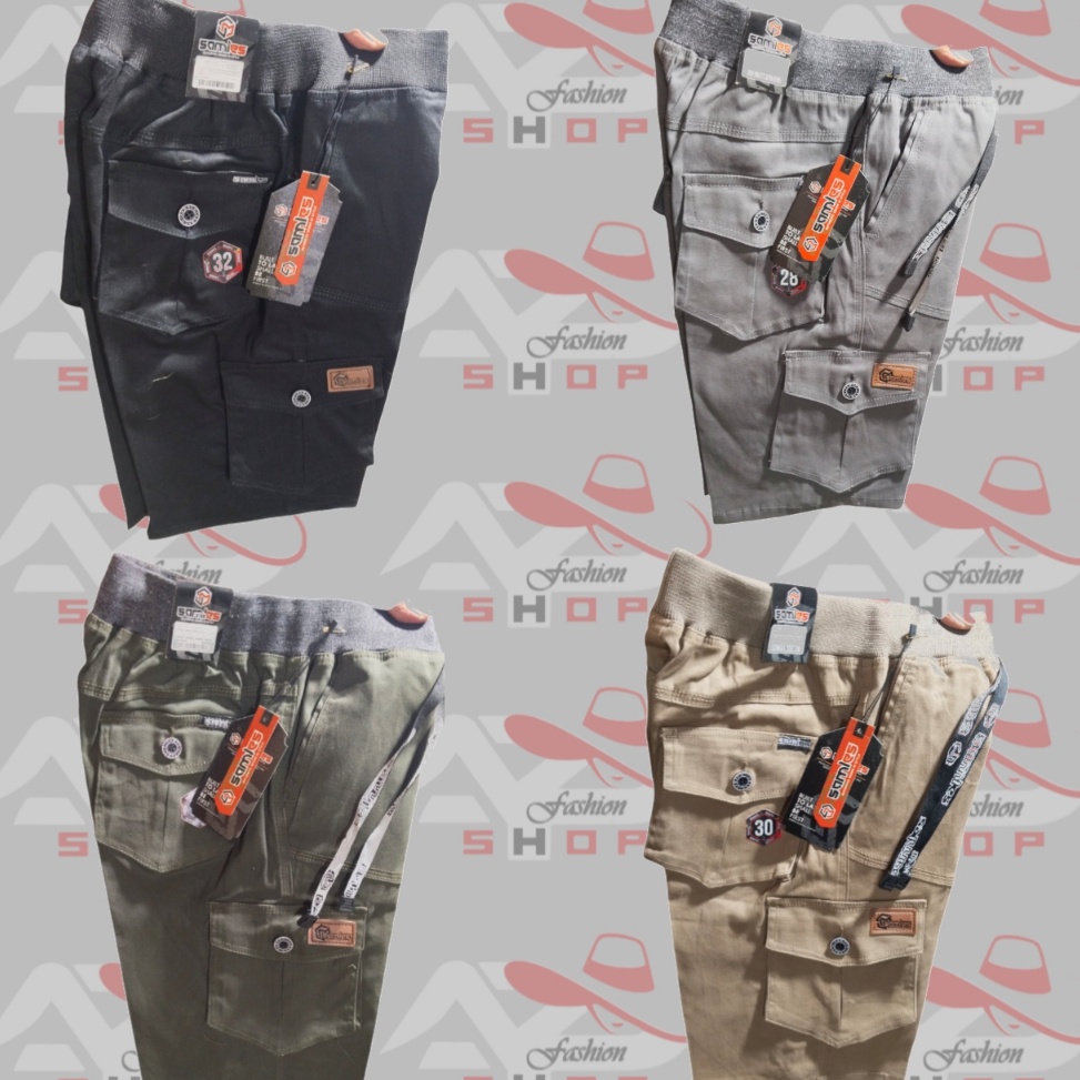 KODE E53A CELANA CARGO PENDEK RIP SAMLes