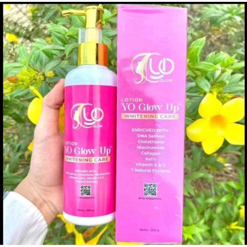 lotion yo glow up 200 gram