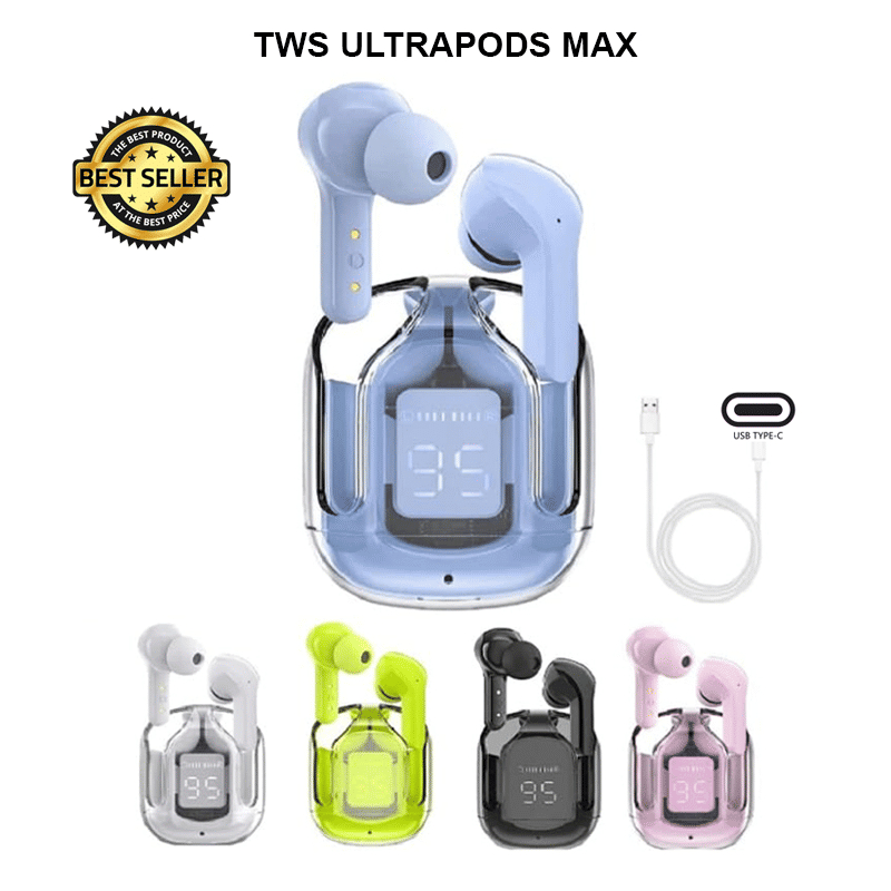 AKSINDO HEADSET BLUETOOTH TWS ULTRAPODS MAX WIRELESS STEREO