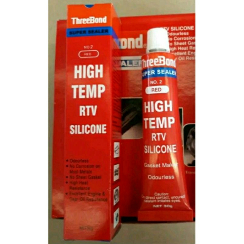 Red Silicone THREEBOND 30gr High Temperature