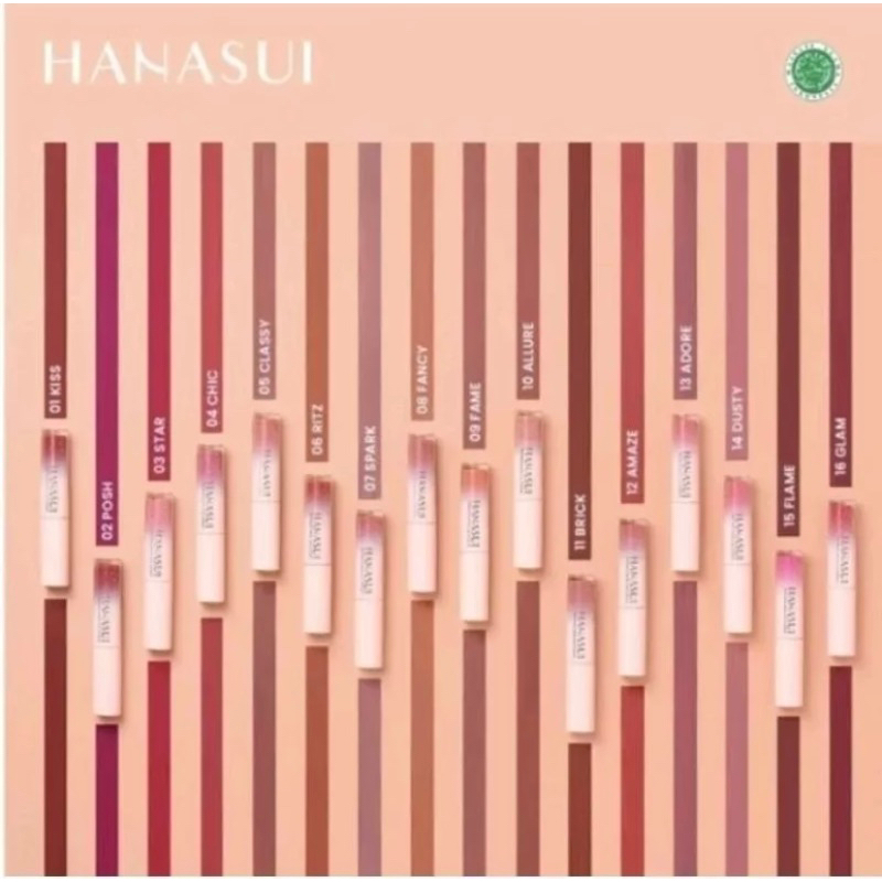 hanasui mattedorable lip cream