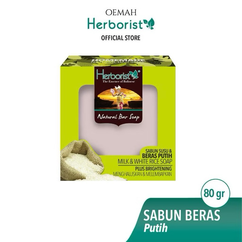 Herborist Sabun Beras Putih 80gr