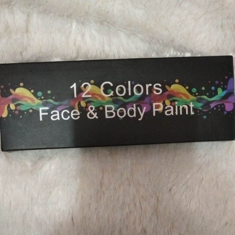 12 colors face & body paint
