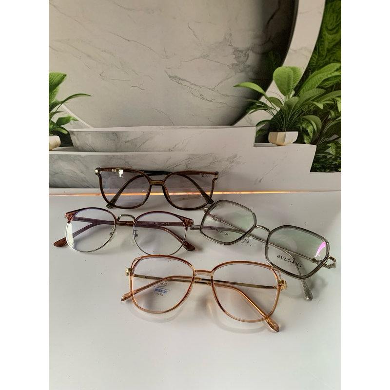 frame kacamata minus/plus model cewe