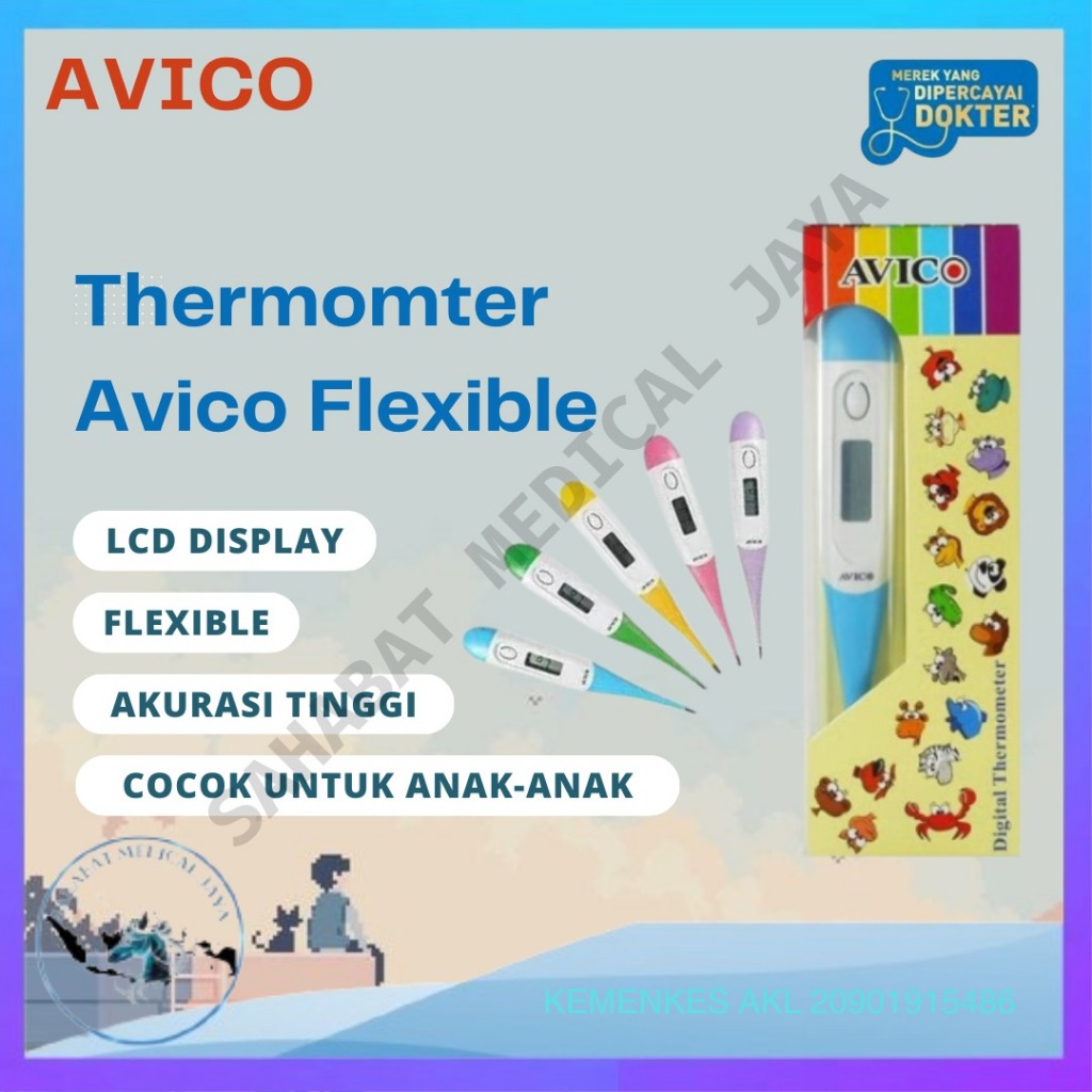TERMOMETER DIGITAL AVICO LENTUR/THERMOMETER DIGITAL AVICO FLEXIBLE