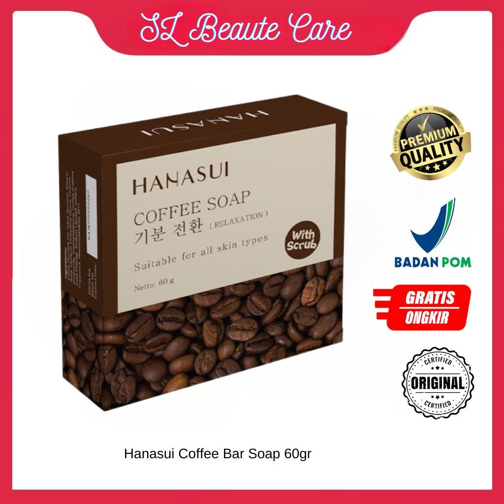 Hanasui Coffee Bar Soap 60gr.