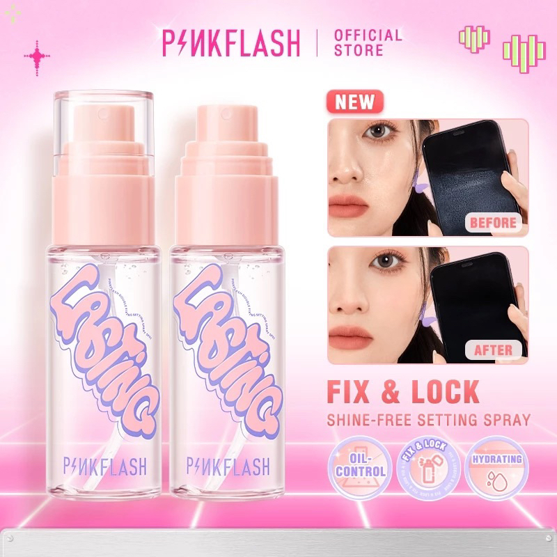 PINKFLASH Fix & Lock Shine-Free Setting Spray