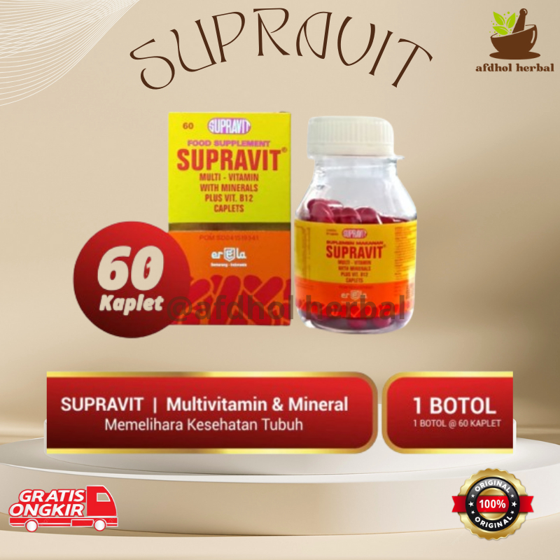Supravit Multivitamin 60 Kaplet