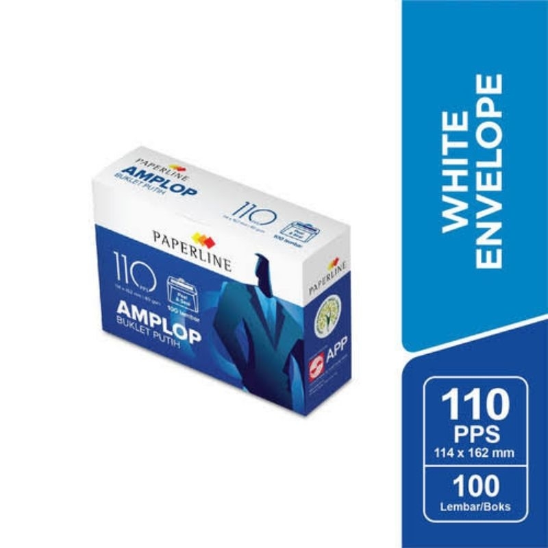 Amplop paperline 110 pps ( buklet putih )