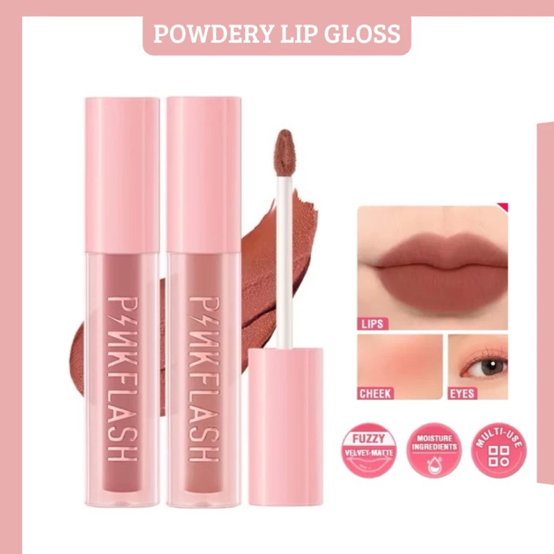 PINKFLAS POWDERY LIPGLOSS