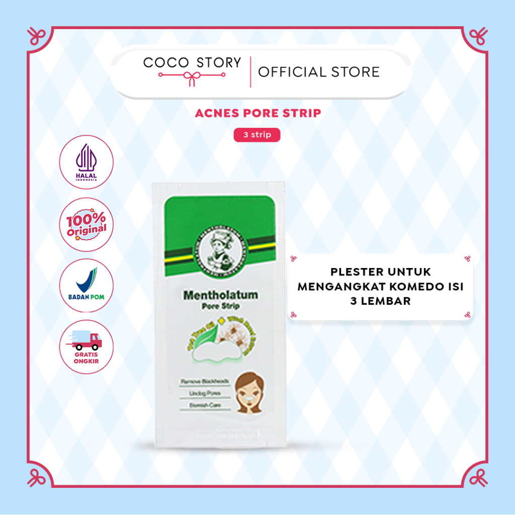 Acnes Mentholatum Pore Strip - 3 sheets