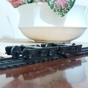 Miniatur Bogie Kereta Api Skala 1:76