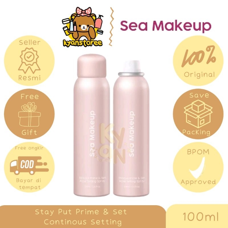SEA MAKEUP STAYPUT PRIME & SET CONTINUOUS SETTING SPRAY